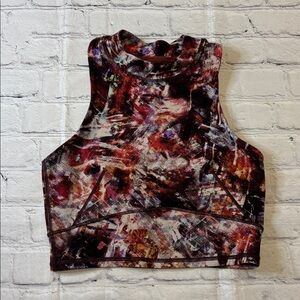 Lululemon Everlux and Mesh Cropped Tank